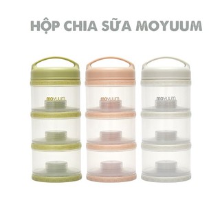 Hộp chia sữa 3 ngăn Moyuum- Hàn quốc