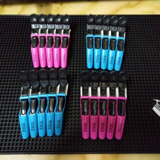 Kẹp vỉ Tigi đủ màu( 1 vỉ= 10 cái kẹp nhỏ)