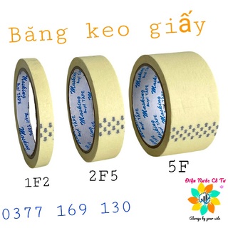 Băng keo giấy 12mm/24mm/48mm 50yard