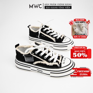 Giày Thể Thao Nữ Thời Trang MWC Giày Vải Đế Bánh Mì Dáng Giày Năng Động Cá Tính NUTT- 0543