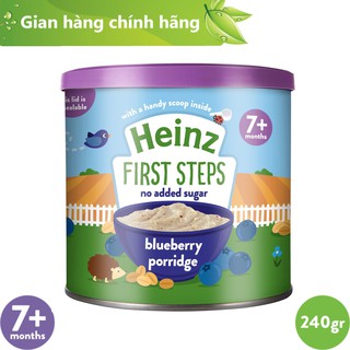 Bột Ăn Dặm Vị Cháo Việt Quất HEINZ Cho Bé 240g