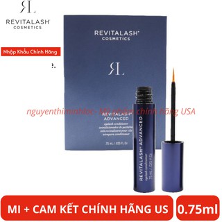 Có sẵng-Revitalash Advanced - Sample Vial Serum mọc mi và làm dài mi USA 0.75ml Cam Kết Chính Hãng có tem chống hàng giả