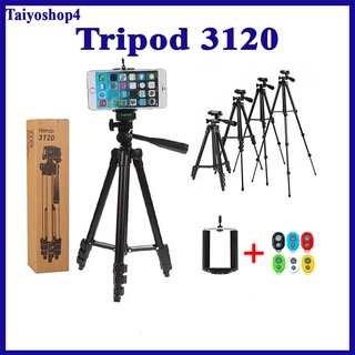 Giá đỡ điện thoại 3120 -kèm kẹp điện thoại 3 chân-Gậy livestream, quay tiktok ,quay video,chụp ảnh chống rung