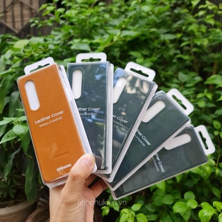 Ốp lưng Samsung Galaxy Z Fold 3 Leather Cover Hàng chính hãng