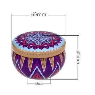 Set 4 Lọ Nến Hoa Siêu Thơm
