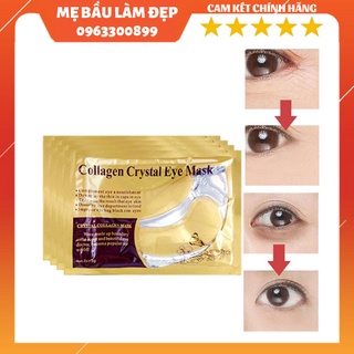Mặt Nạ Dưỡng Làm Mờ Quầng Thâm Mắt Collagen Crystal Eyes vàng 24k xóa mờ nếp nhăn, giảm thâm, chống lão hóa