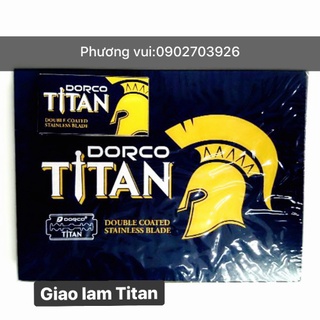 [Tận gôc]  dao lam TITAN '' hôp 100 lưỡ lam  siêu bén  sản xuất theo công nghệ tiên tến chuyên  dụng cho spa va salon to