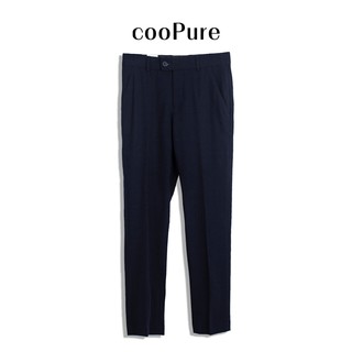 Quần âu nam cooPure màu xanh than vải poly cotton chống nhăn tuyệt đối, tông màu sang trọng NO.2046 (6 màu)