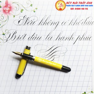 [Mã LIFE20KALL giảm 10% đơn 50K] Bút Mài Thầy Ánh Lá Tre Sh041 ngòi Gold