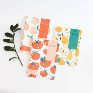 Combo Vở Crabit kẻ ngang Fruits 120 trang - Vở học sinh, sinh viên khổ lớn giá rẻ - Giao hỏa tốc