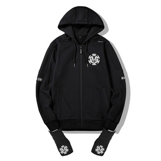Áo khoác nam One Piece Law new 2020 kết hợp găng tay thời trang cùng loại