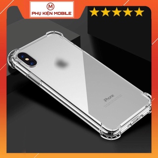 ỐP CHỐNG SỐC TRONG SUỐT SILICON -LOẠI CAO CẤP DÀNH CHO IPHONE - CHỐNG SỐC 4 CẠNH TỐT NHẤT