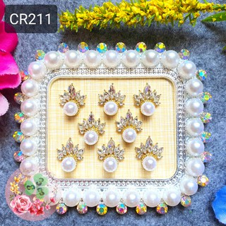 Mã CR015 - CR211 . Charm kim loại đính đá trang trí móng siêu xinh.