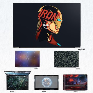 Skin dán Laptop Dell in hình iron man - Avenger - avgl102 (inbox mã máy cho Shop)