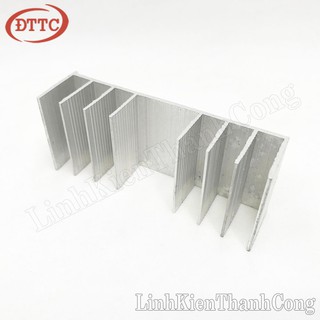Nhôm Tản Nhiệt 8 Cánh Thưa, Kích Thước 82x35x22mm