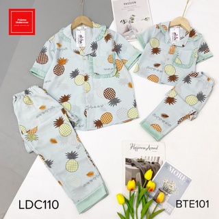 Đồ Ngủ Tay Cộc Quần Dài Pijama Đồ Bộ Mặc Nhà Lụa Mango Cao Cấp