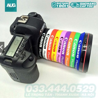 Vòng cao su đeo lens Canon nhiều màu - AUG Camera Hà Nội