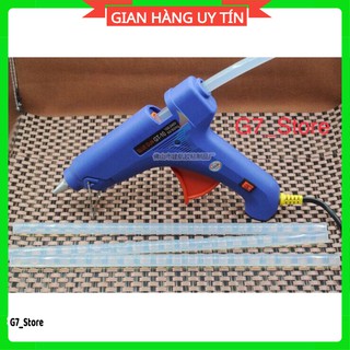 Combo 1 Súng bắn keo to + 10 Cây keo nến to dài 25cm x 1.1cm