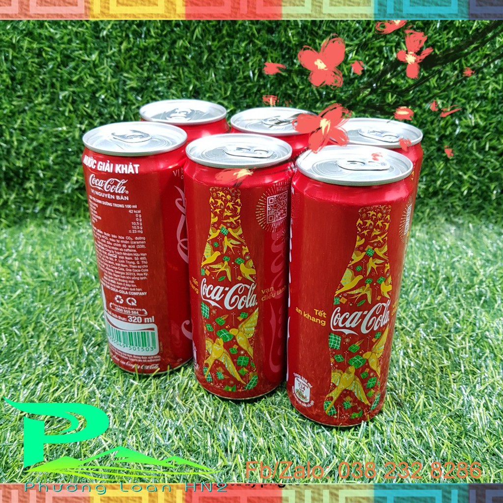 Combo 12 lon Cocacola 320ml
