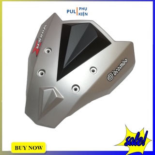 Mão ốp đầu chắn gió Winner X mẫu kim cương k6 logo ngẫu nhiên đủ màu trang trí làm đẹp xe