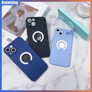 Ốp Điện Thoại Mềm Màu Macaron Có Giá Đỡ Ẩn Cho iPhone 13 Pro Max 12 Pro 11 Pro Max X Xs Max Xr