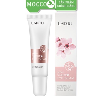 Kem Dưỡng Da Vùng Mắt Giảm Nếp Nhăn Lão Hóa Xóa Mờ Quầng Thâm Mắt Laikou 15g Nội địa trung