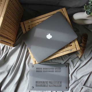 (Macbook mới nhất) Case macbook, Ốp Macbook Màu Xám chống trầy xước, va đập cho máy/ Macbook air, macbook pro