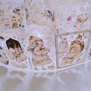 Krisna.room ♡ Reco Studio- 1 chu kì 165cm cuộn washi Reco Lâu đài ngọt ngào của Teddy