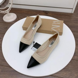 H(ẢNH THẬT) Giày Bệt ZR Vá Mũi Lưới Mềm Êm Fullbox Tag Mạc Cao Cấp