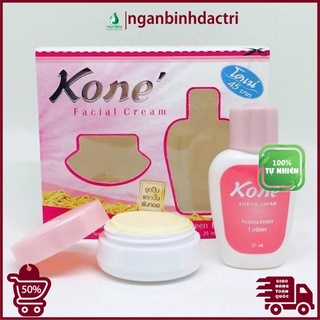 Kem Facial Crea Kone Thái Lan (Hàng chính hãng), Kem dưỡng trắng da Kone Thái trắng da, mờ thâm nám