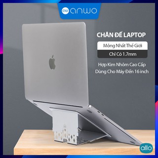 Giá Đỡ MacBook Ultra Thin Siêu Mỏng 1.7mm, Chất Liệu Hợp Kim Nhôm Cao Cấp Màu Sắc Sang Trọng, Nhiều Độ Cao Điều Chỉnh