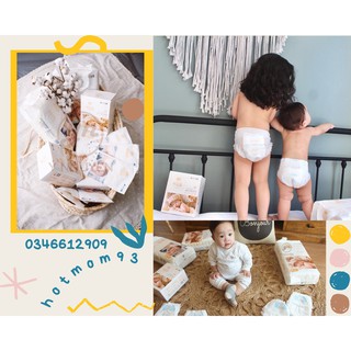 Bỉm dán/ quần Yiying hơi thở bông nội địa Trung siêu mềm siêu mỏng đủ size S72/M60/L52/XL44/XXL40/XXXL36