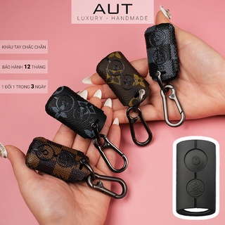Ví da đựng chìa khóa smartkey Yamaha Janus Grande Nvx Exciter 155 LV khâu tay YA CD