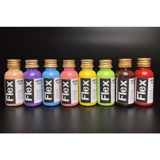 [ MÀU CUSTOM FLEX ] 35ml Chuyên vẽ GIÀY - DA - VẢI - TÚI - ÁO - NÓN - NHỰA - CAO SU Bảng Màu 1