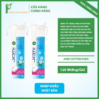 Bông tẩy trang Jomi Cotton Pads 120 miếng - Phan An CN377