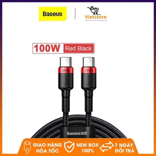 Dây cáp sạc Baseus từ USB C sang USB Type-C hỗ trợ QC 4.0 100W cho Xiaomi /Huawei /MacBook