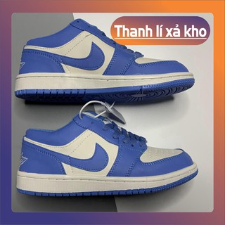 Giày Thể Thao Air 𝐉𝐨𝐫𝐝𝐚𝐧 LOW Màu Xanh Dương Da Nhăn Cao Cấp Full Size Nam Nữ [Full Bill Box]