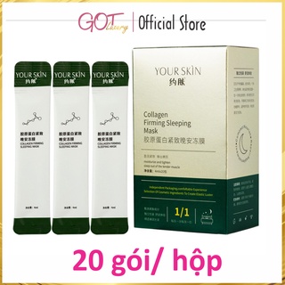 Hộp 20 gói mặt nạ ngủ thạch nâng cơ căng bóng  Collagen Your Skin GOT STORE