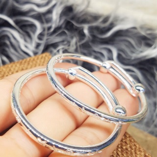 Lắc tay trẻ em trường mệnh phú quý - Bạc S999