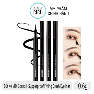 Bút Kẻ Mắt Cosnori Superproof Fitting Brush Eyeliner 0.6g