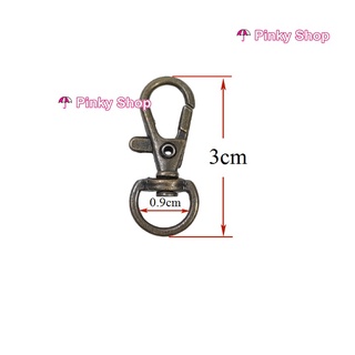 [Giá sỉ] Móc càng cua khóa càng cua màu đồng cổ 3cm làm phụ kiện túi xách Pinky Shop mã MCCD3