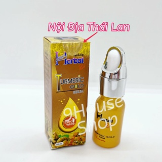 (Hộp VÀNG) 01 Chai Serum Nghệ VÀNG HERBAL TURMERIC GOLD THÁI LAN 10ml