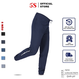 [MUA 2 GIẢM 30K] Quần Jogger Thể Thao Nam 5S (5 màu), Chất Liệu Vải Gió Mềm Mại, Lưng Chun Thoải Mái Vận Động (014)