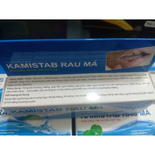 Kem bôi nhiệt miệng,viêm lợi, viêm chân răng  Kamistad rau má. Ăn toàn cho trẻ.