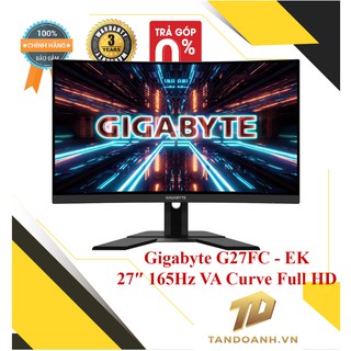 Màn hình Gaming Gigabyte Gaming G27FC – EK 27″ 165Hz - Tấm nền VA - Full HD - Cong