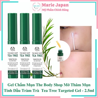Gel Chấm Mụn The Body Shop Mờ Thâm Mụn Tinh Dầu Tràm Trà Tea Tree Targeted Gel - 2.5ml