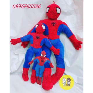 Gấu bông người nhện dáng đứng kích thước từ 40cm-1m Xưởng gấu bông Việt Nam