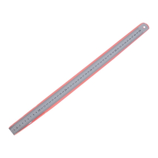 Thước dẹp thép không rỉ 50cm, Thước lá thép không gỉ, 2 mặt 500mm