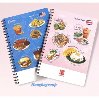 Combo 2 cuốn sổ lò xo 240 trang Creative A4 Hồng Hà (4151)