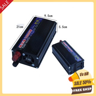 [Mã ELHA22 giảm 6% đơn 300K] Bộ kích điện công suất 1000w, cho ac quy 12V lên 220V INVERTER Sóng sin chuẩn